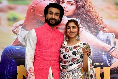 Actors Meezaan Jaffrey and Sharmin Segal. (Photo: IANS)