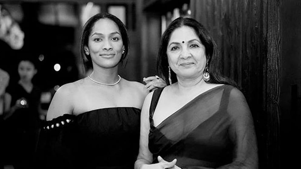 Actor Neena Gupta with daughter and designer Masaba Gupta.