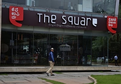 Bengaluru: A view of the Cafe Coffee Day outlet after the Income Tax (IT) Department carried out raids at the business and residential premises of Cafe Coffee Day retail chain founder-owner V.G. Siddhartha in Bengaluru on Sept 21, 2017. (Photo: IANS)