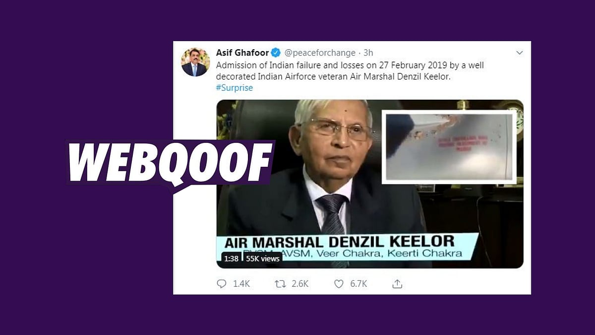 Pakistan Armed Forces Spokesperson Asif Ghafoor claimed Indian war veteran admitted to ‘Balakot failure’.