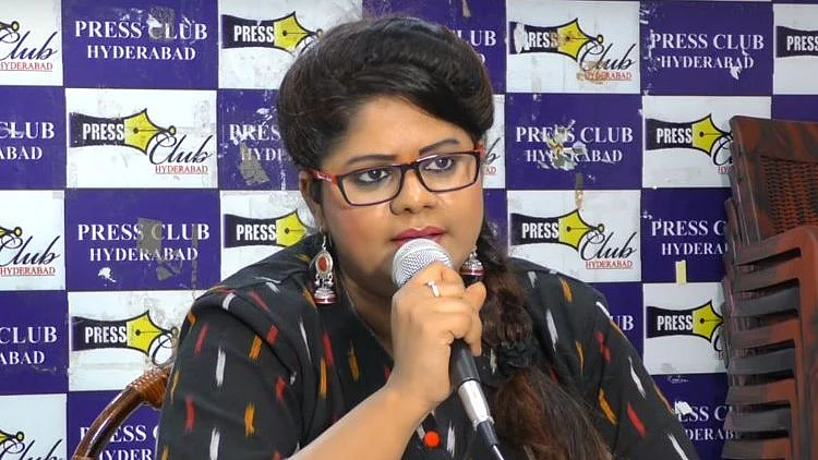 Journalist Swetha Reddy.