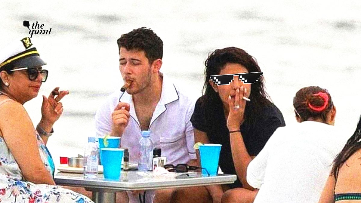 Priyanka Chopra smoked a cigarette. Deal with it.