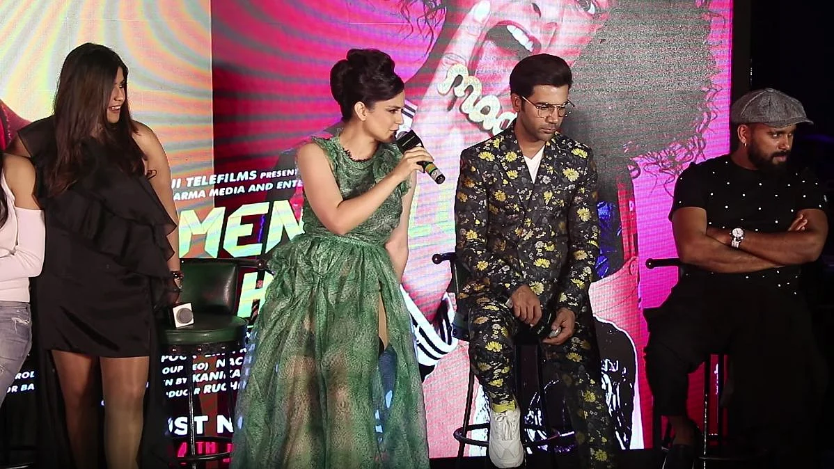 Kangana Ranaut lashed out at a journalist at the <i>Judgementall Hai Kya</i> song launch event.&nbsp;