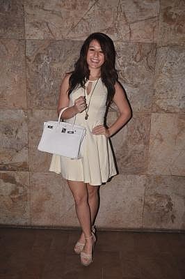 Actor Jackie Shroff`s daughter Krishna Shroff during the launch of Tiger Shroff`s dance video, a tribute to late pop icon Michael Jackson on the occasion of Teacher`s Day in Mumbai, on Sept. 5, 2014. (Photo: IANS)