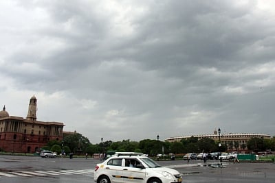 New Delhi: Delhi wakes up to a cloudy day on June 18, 2019. (Photo: Bidesh Manna/IANS)