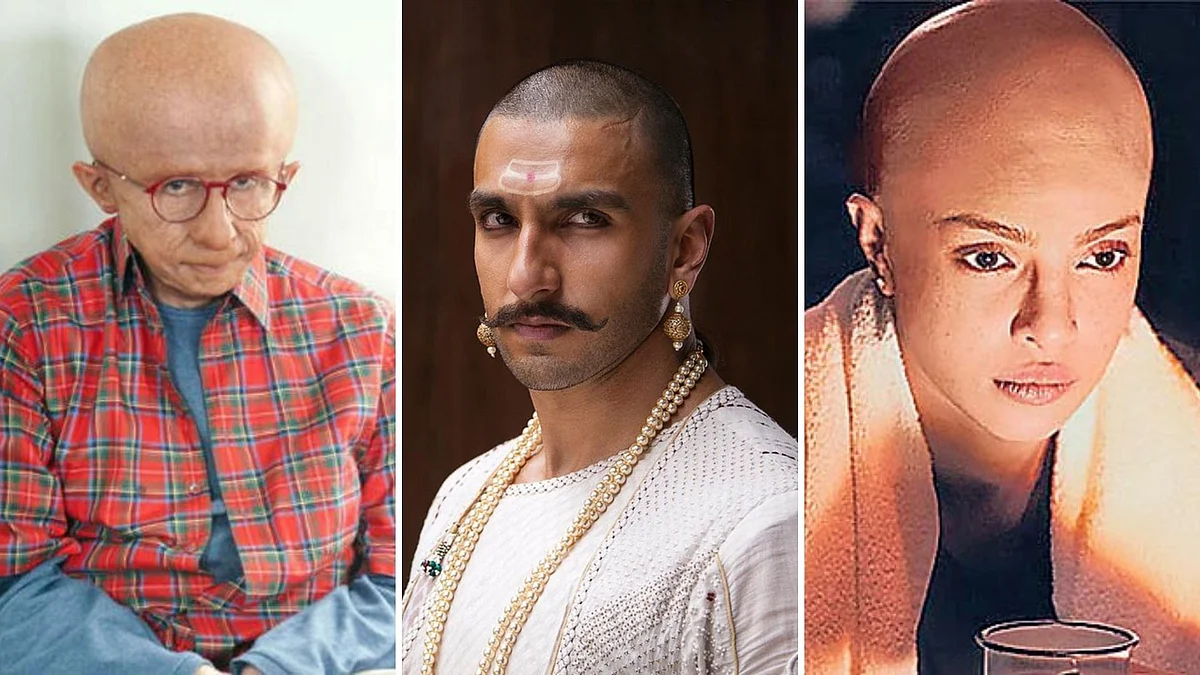 Actors who went bald on screen for their characters