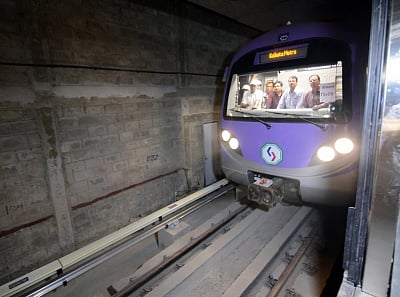 Kolkata Metro. (Photo: Kuntal Chakrabarty/IANS)