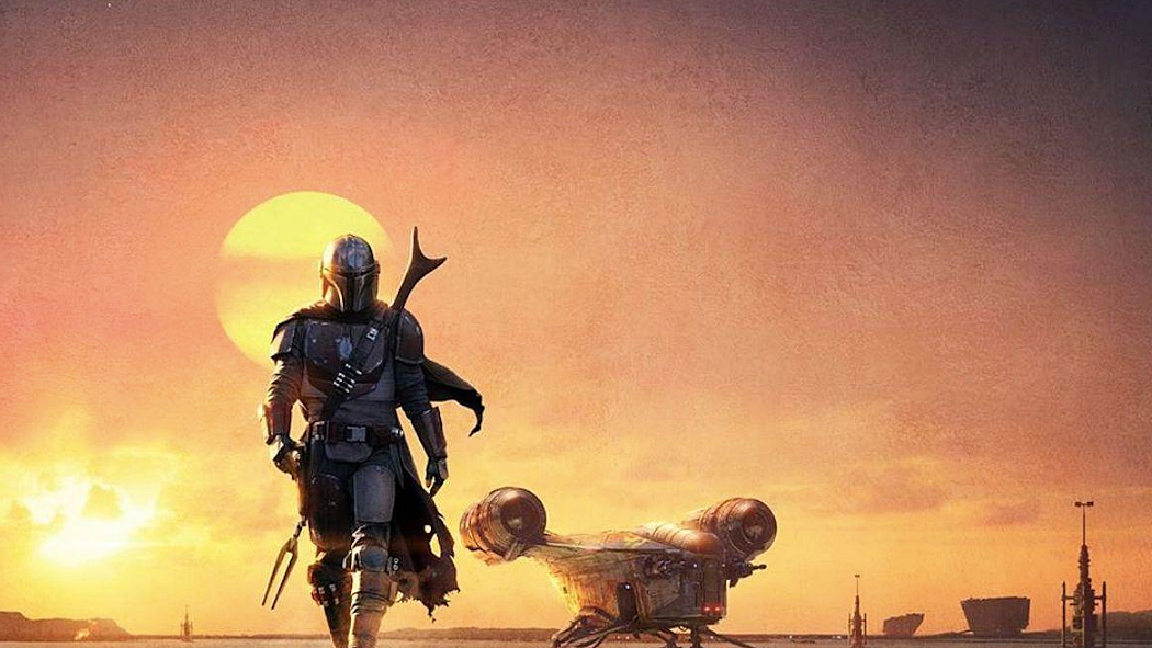 The poster of <i>The Mandalorian</i>.