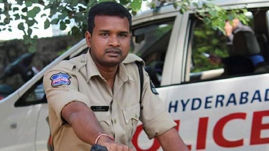 The cop has been placed under suspension and an inquiry had been ordered in connection with the incident.
