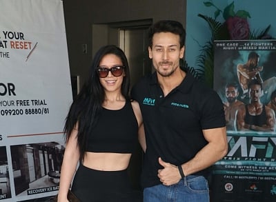 Tiger Shroff and Krishna Shroff. (File Photo: IANS)