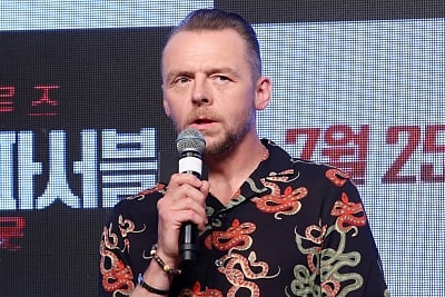 Seoul: British actor Simon Pegg attends a publicity event in Seoul on July 16, 2018, to promote the 2018 American spy action film, "Mission: Impossible - Fallout." The film will hit South Korean screens on July 25. (Yonhap/IANS)