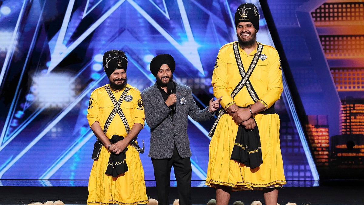 Bir Khalsa team at <i>America’s Got Talent.</i>