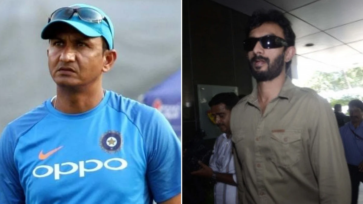 From left to right: Sanjay Bangar and Vikram Rathour.