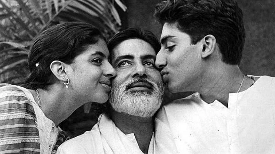 Shweta Bachchan, Amitabh Bachchan and Abhishek Bachchan.