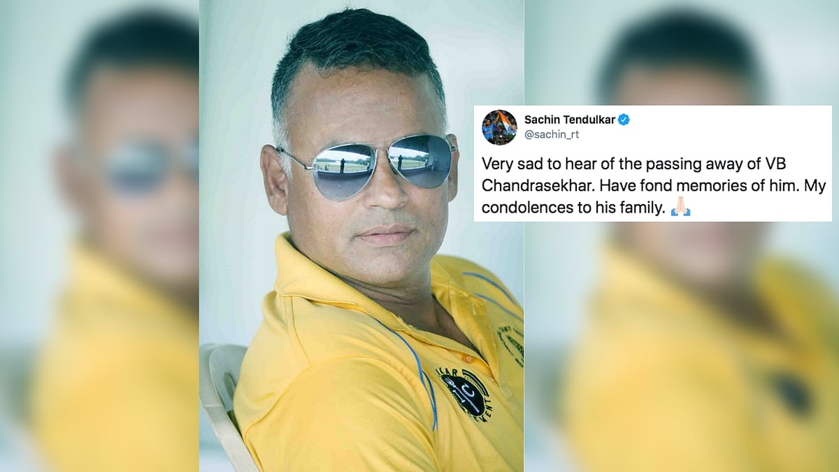 Condolences poured in for former India cricketer VB Chandrasekhar who committed suicide a day ago in Chennai.