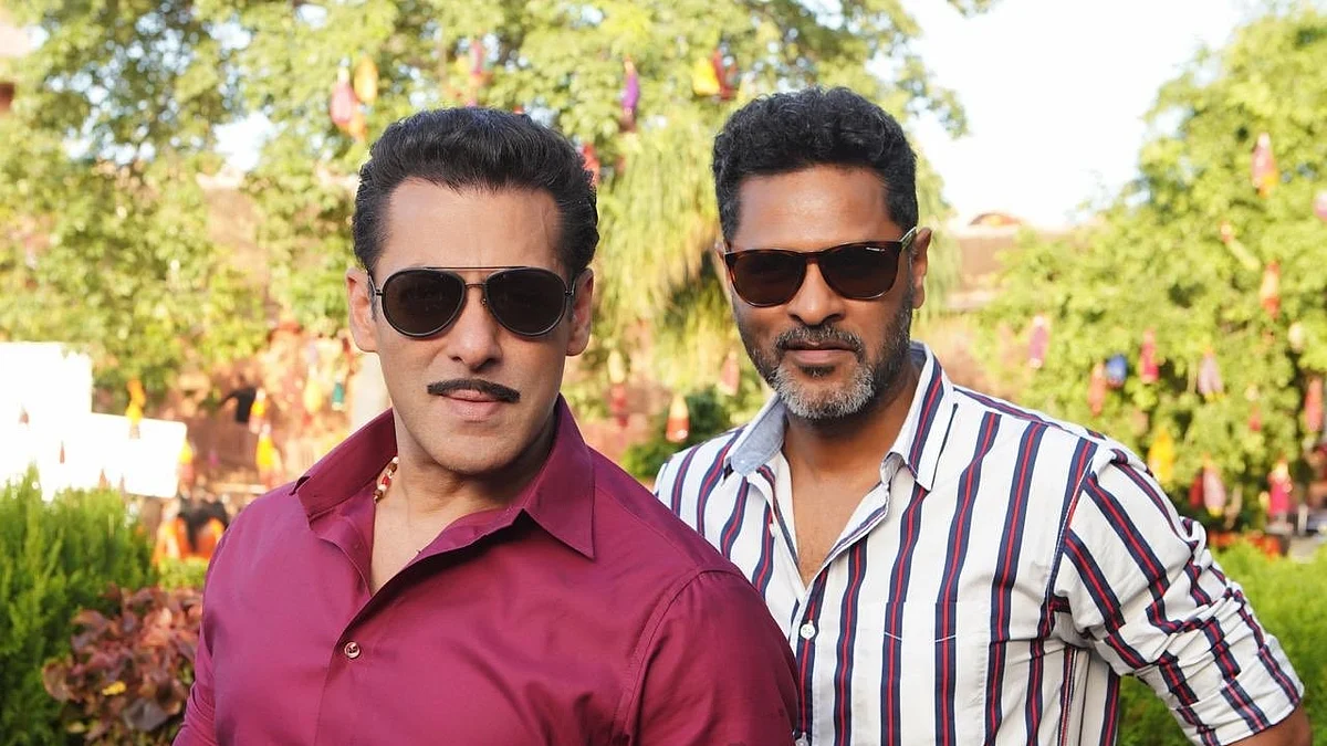 Salman Khan and <i>Dabangg 3</i> director Prabhu Deva.