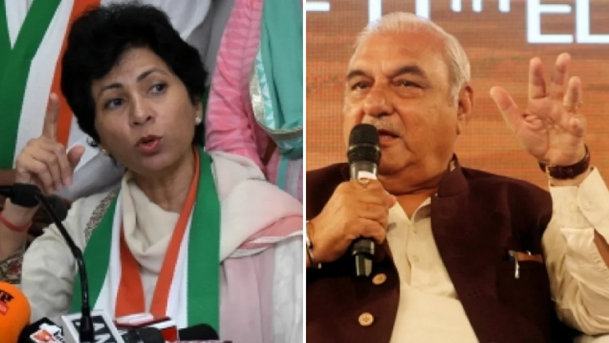 Kumari Selja replaces Ashok Tanwar as the Haryana Pradesh Congress Committee chief.