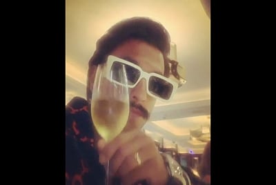 Actor Ranveer Singh has wrapped up the England schedule of his upcoming film "
