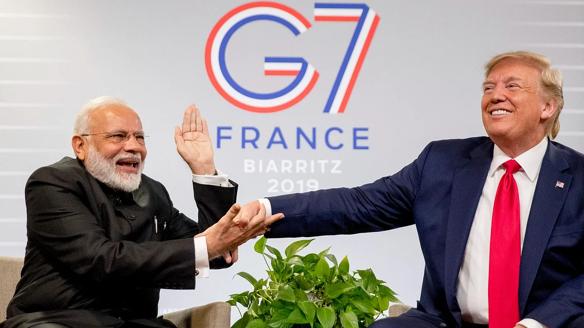 File photo of PM Modi and US President Trump.