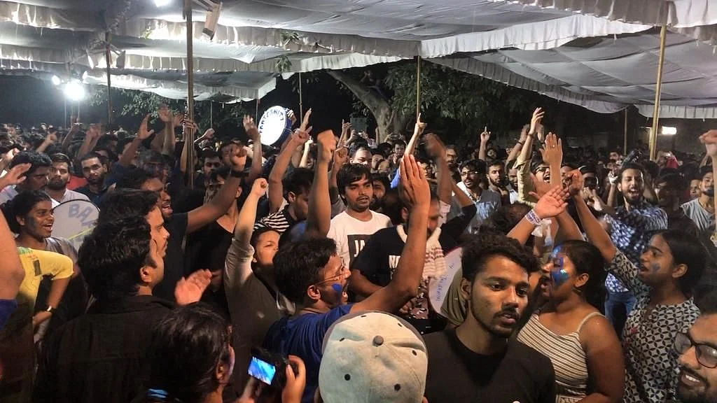 The candidates from the Left Unity, ABVP, BAPSA, NSUI as well as an Independent battled it out at the debate.&nbsp;