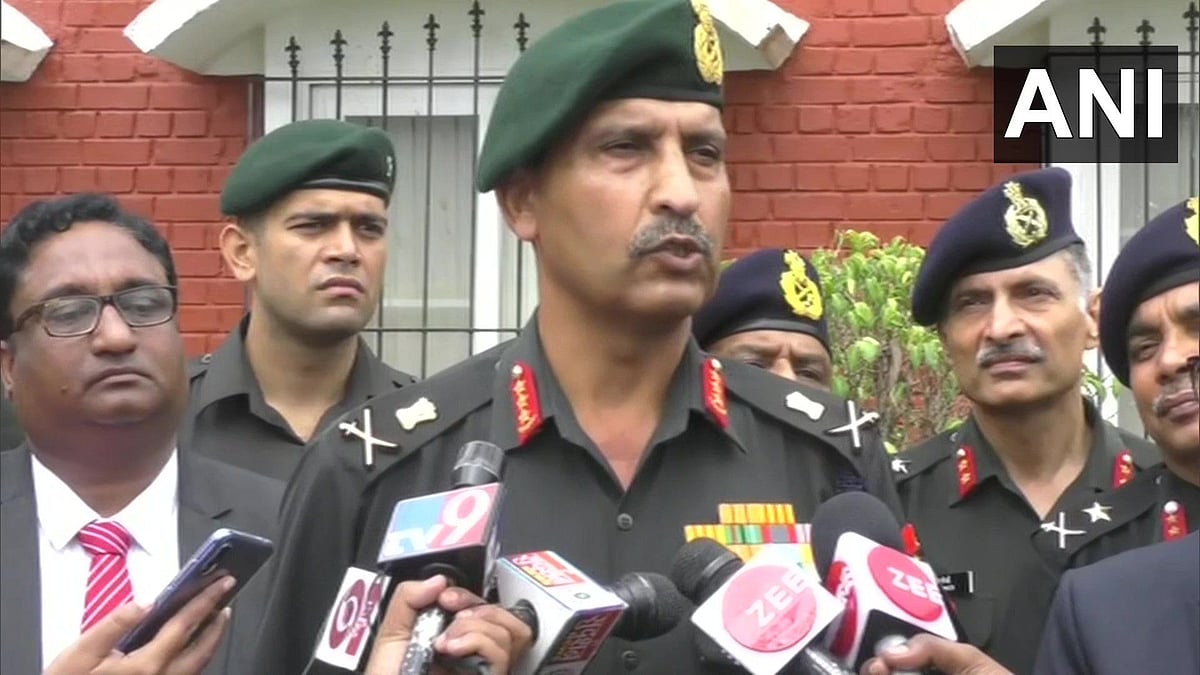 Lt Gen S K Saini, GOC-in-C, Army Southern Command.