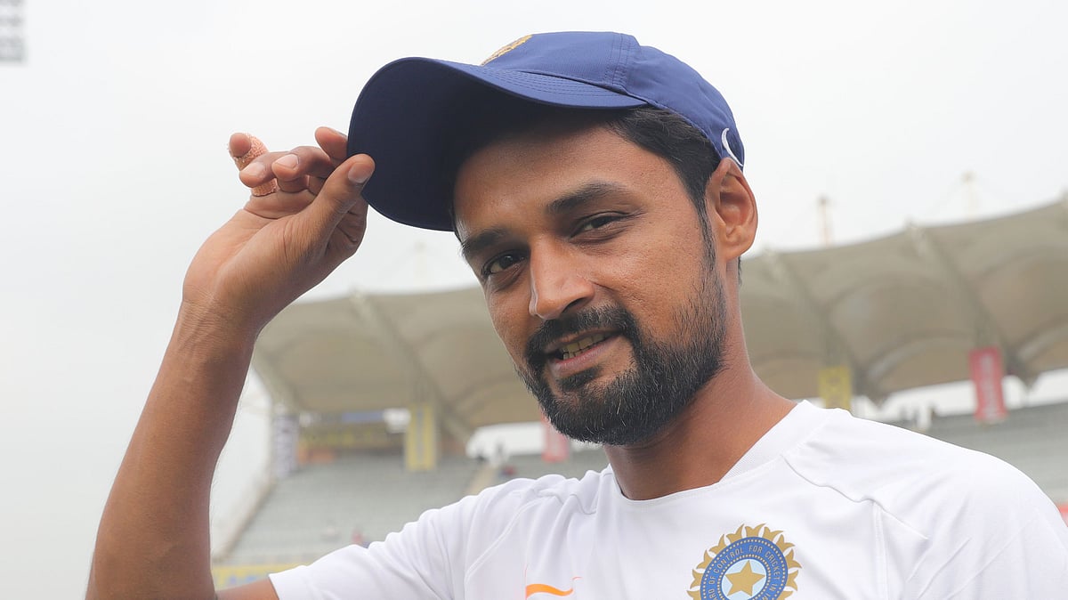 Shahbaz Nadeem made his India debut in the series against South Africa.