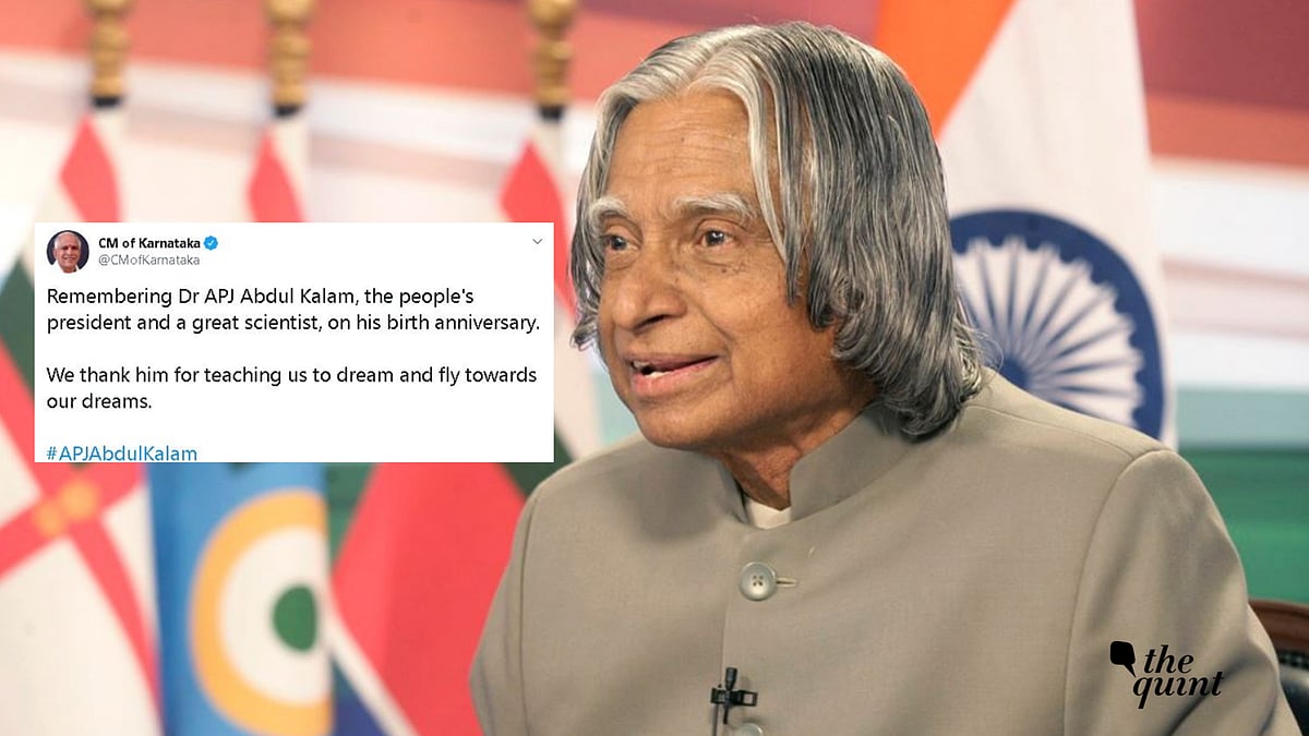 India celebrates Dr APJ Abdul Kalam’s birthday.