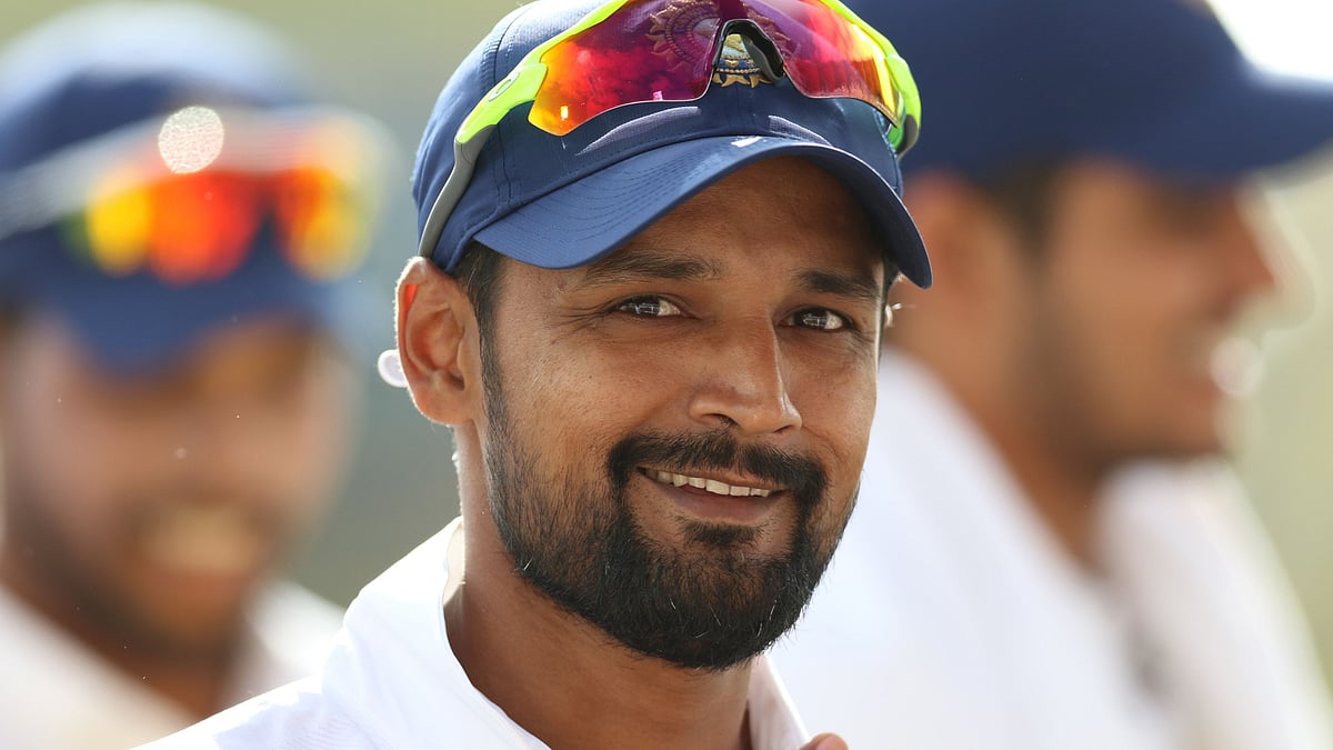 Shahbaz Nadeem dismissed Temba Bavuma (32) for his first wicket in international cricket.