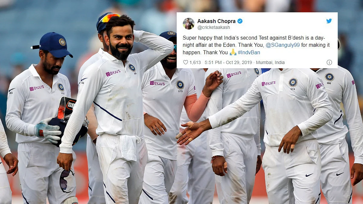 Sourav Ganguly met Kohli in Mumbai last Thursday and had a word regarding Day-Night Tests.
