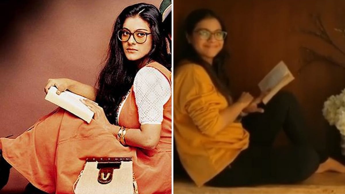 Kajol recreates the ‘Dilwale Dulhania Le Jayenge’ pose.