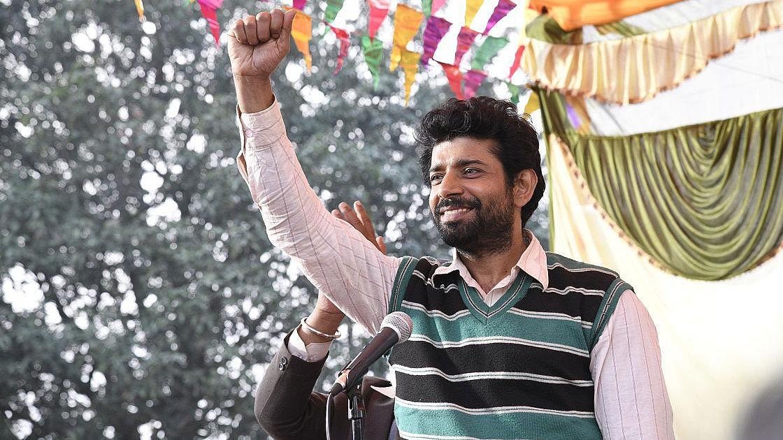 Viineet Kumar in a still from <i>Aadhaar</i>.