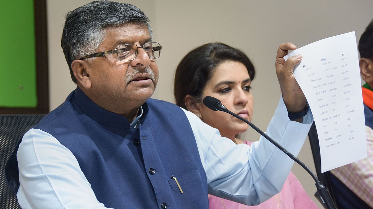  Union Minister Ravi Shankar Prasad.