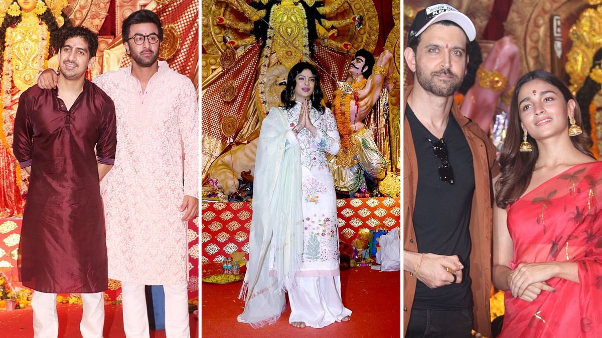 Hrithik, Priyanka, Alia join Durga Puja festivities.
