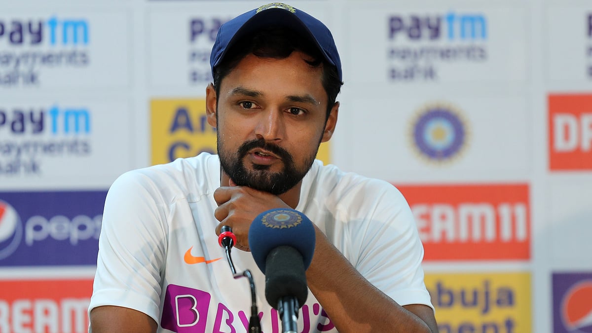 Shahbaz Nadeem finished with figures of 2/22 in South Africa’s first innings.