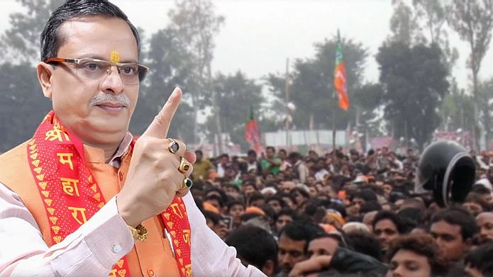 BJP leader Vineet Agarwal Sharda.