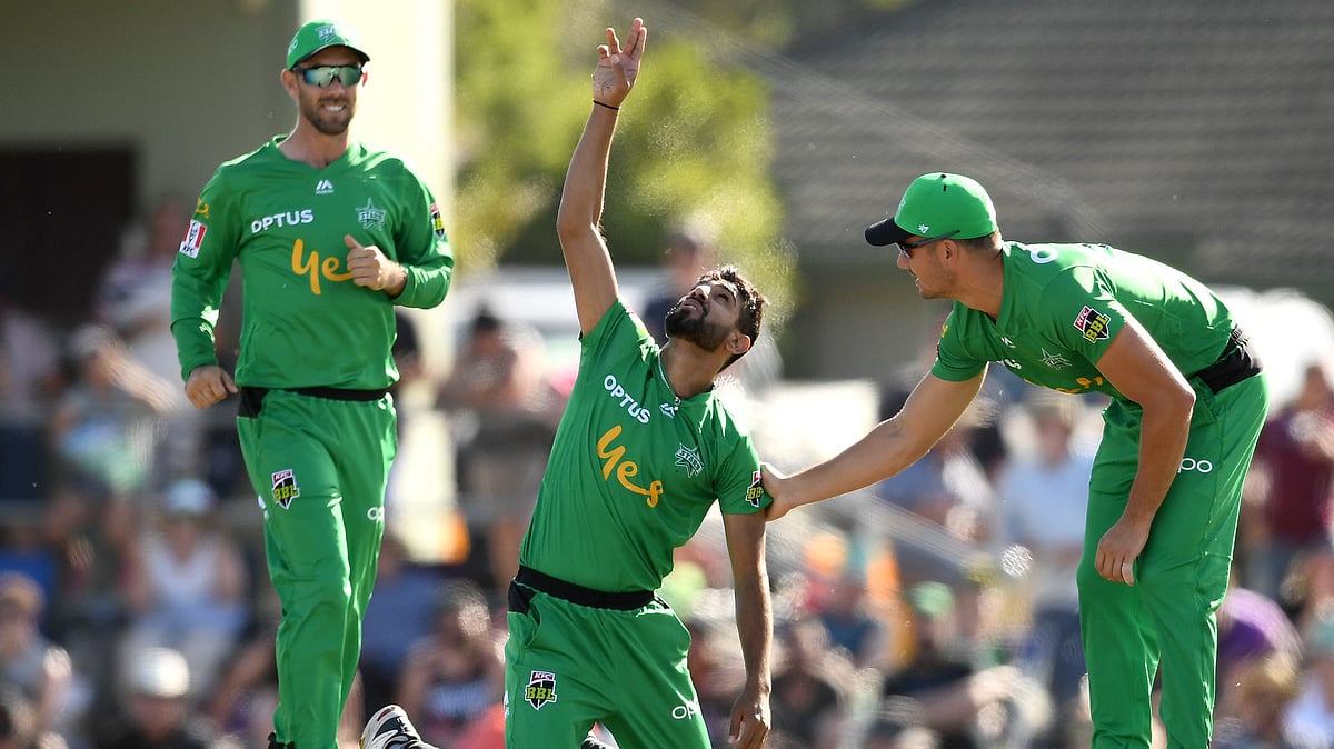 Haris Rauf finished with figures of 5/27 from his four overs as the Hurricanes were bowled out for 111 to lose the contest by 52 runs on Sunday.