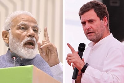 Prime Minister Narendra Modi and Congress leader Rahul Gandhi&nbsp;