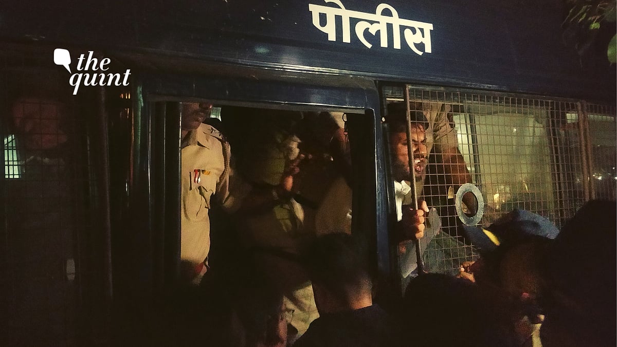 Former IAS officer Kannan Gopinathan was among the protesters who were whisked away from the venue by the police.