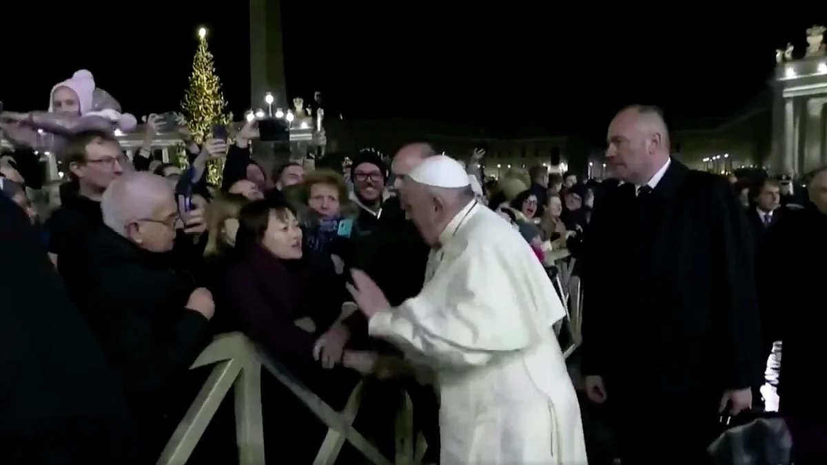“We lose patience many times. It happens to me too. I apologise for the bad example given,” Pope Francis said.