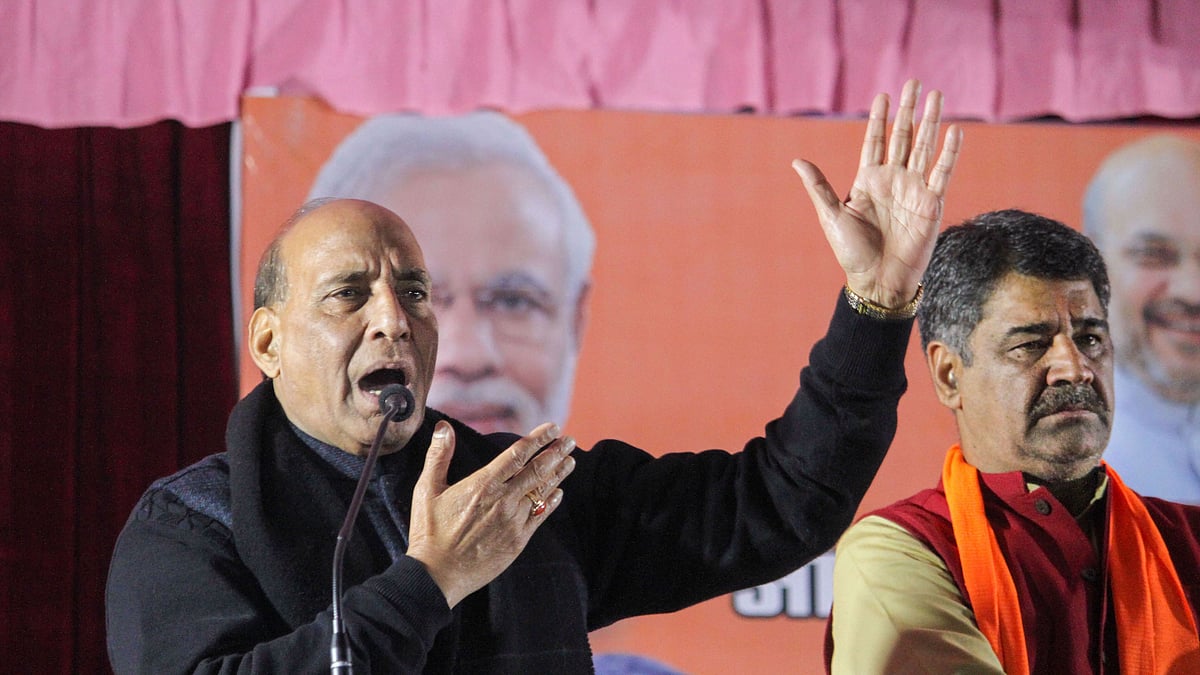 Union Defence Minister Rajnath Singh.