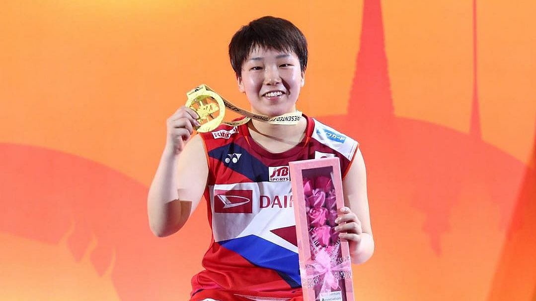 Akane Yamaguchi beat An Se-young 21-16, 22-20 to clinch the women’s title at the Thailand Masters.