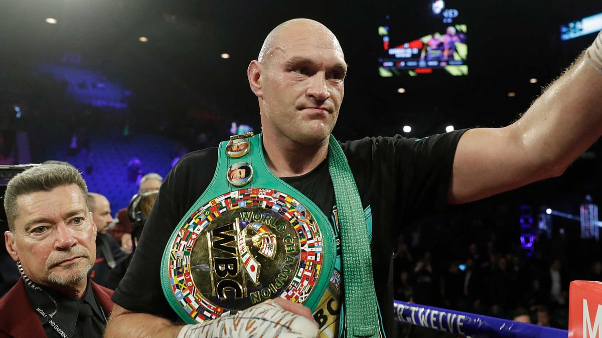 The end came at 1:39 of the seventh round when referee Kenny Bayless stopped the fight after Wilder’s corner threw in the towel.