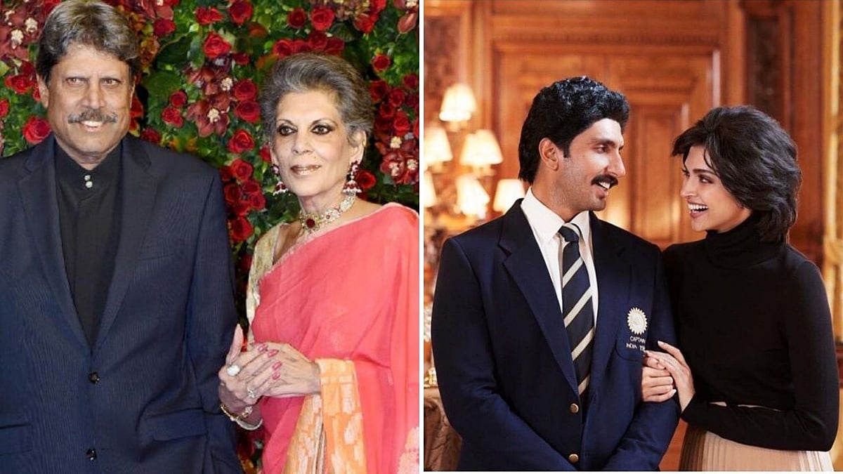 Kapil &amp; Romi Dev (L); Ranveer Singh and Deepika Padukon (R)