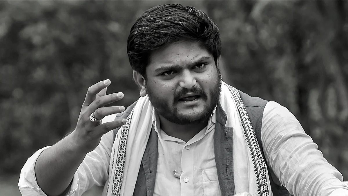 Gujarat Congress leader Hardik Patel.