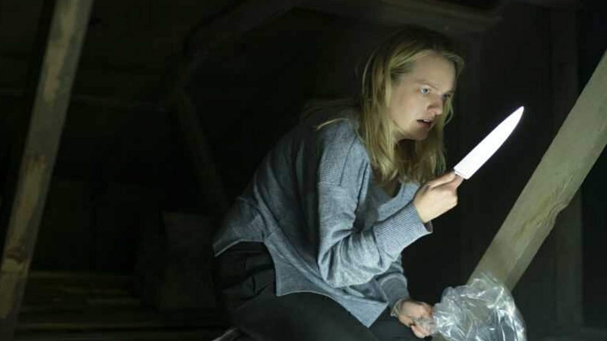 Elisabeth Moss in a still from <i>The Invisible Man</i>.