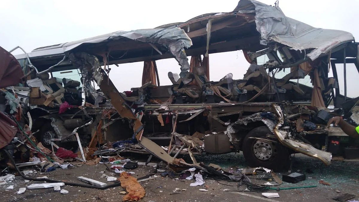 The bus was on its way from Karnataka’s Bengaluru to Kerala’s Ernakulam.