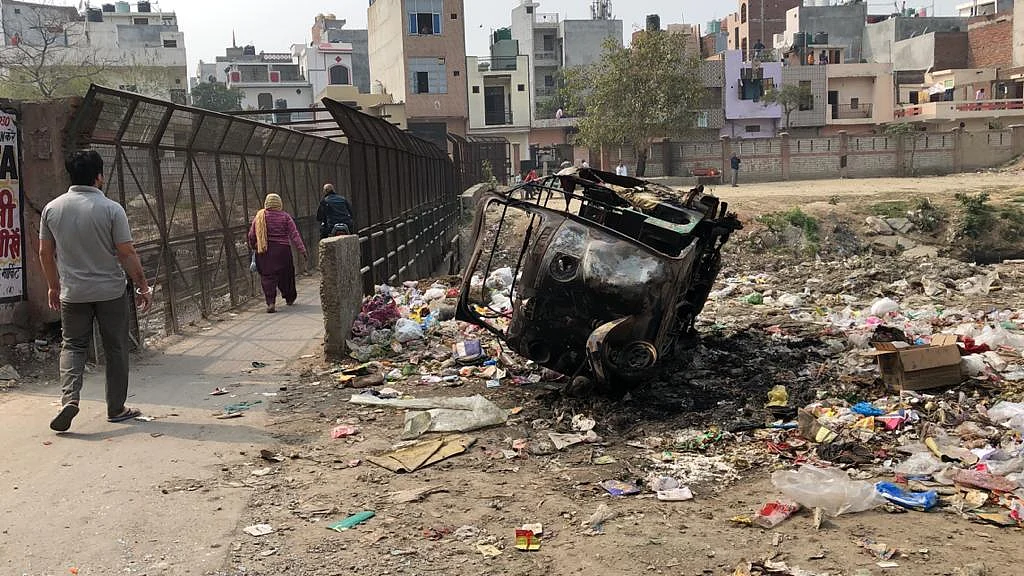 <div class="paragraphs"><p>A charred car in Bhagirathi Vihar in Gokalpuri, a day after the violence in north-east Delhi. Image used for representation purpose.</p></div>