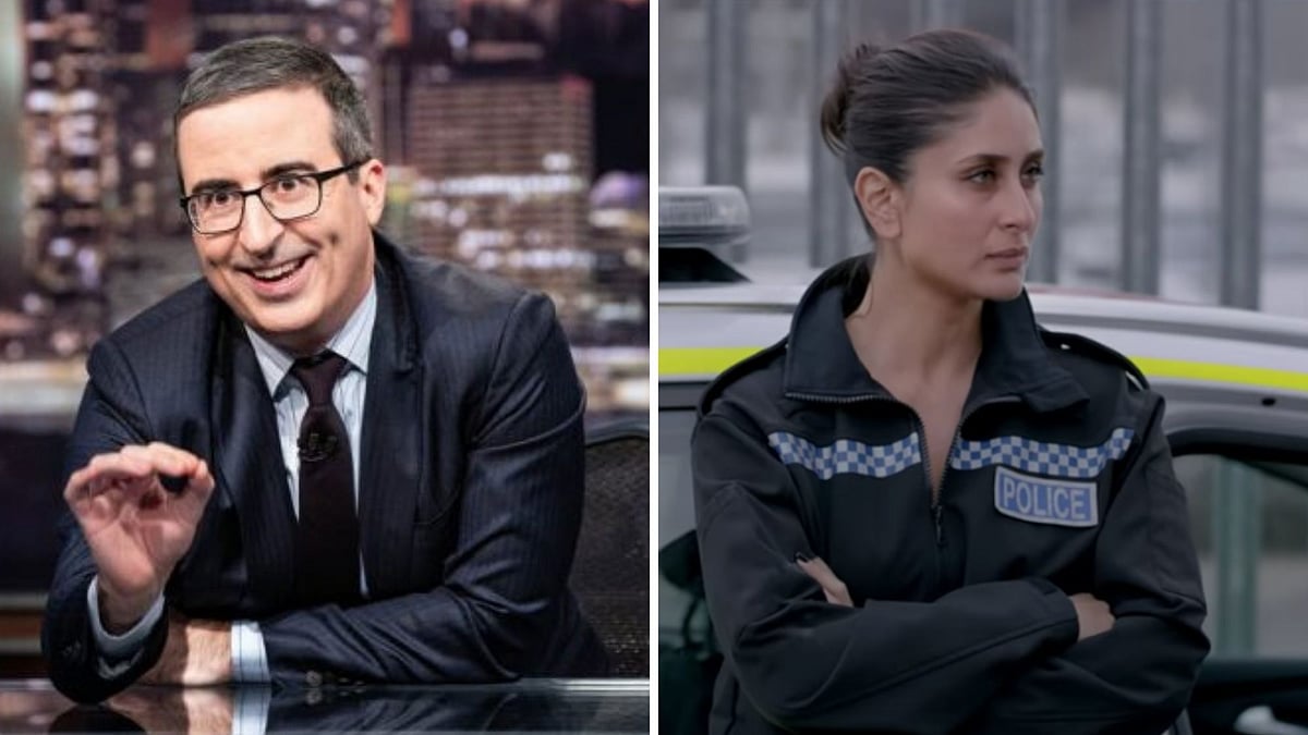 John Oliver; Kareena Kapoor in a still from <i>Angrezi Medium </i>teaser.