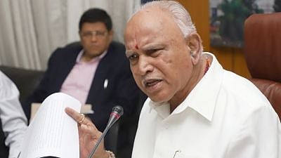 Bengaluru: Karnataka Chief Minister BS Yediyurappa addresses a press conference in Bengaluru on 10 August 2019.
