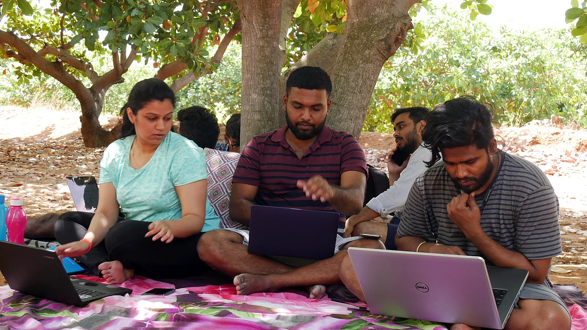 Amid the coronavirus outbreak, Instaclean, a startup from Bengaluru in Karnataka has moved from working from home to a village, Thevaram in Tamil Nadu.